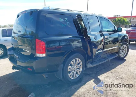 2015 Nissan Armada Platinum from USA, damaged, VIN 5N1BA0ND7FN609076